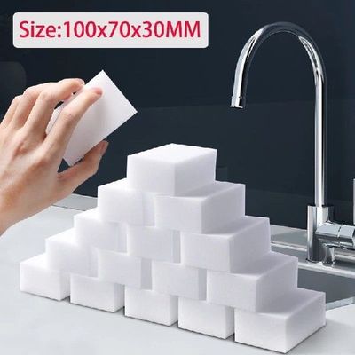 100x70x30mm Melamine Sponge White Magic Sponge Eraser Cleane