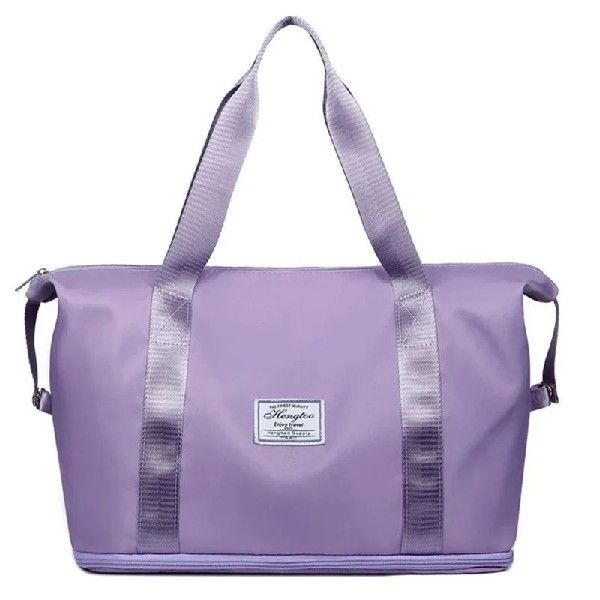 Upgrade Women Travel Duffel Bag Expandable Large Capacity Li