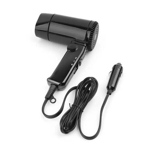 Portable 12V Car-styling Hair Dryer Hot Cold Folding Blower