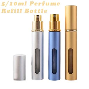 5ml/10ml Perfume Refill Bottle Liquid Mini Metal Sprayer Ref