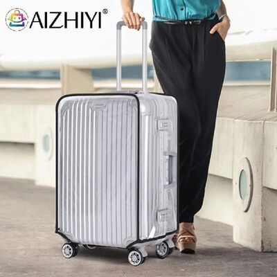18-30inch Clear Suitcase Cover Protector Transparent Travel