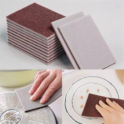 Emery Sponge Cleaning Sponge Pan Pots Scrubber Carborundum C
