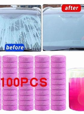 Car Tablet Windscreen Cleaner Effervescent Window Solid Clea