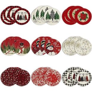 Christmas Placemat Round Placemat Decorative Kitchen Table L