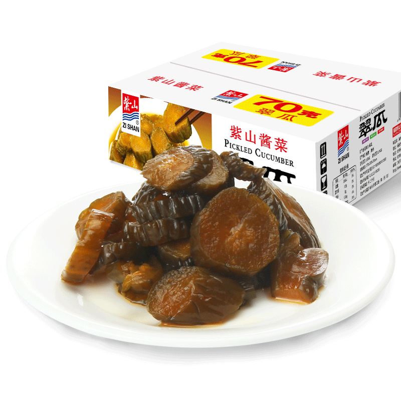 紫山 翠瓜70g*30包 整箱脆香爽口 闽南风味 酱瓜小菜开味菜在类目 水产肉类/新鲜蔬果/熟食, 腌制蔬菜/泡菜/酱菜/脱水蔬菜, 酱菜中 - 来自Buy2taobao.com提供专业的淘宝代购服务