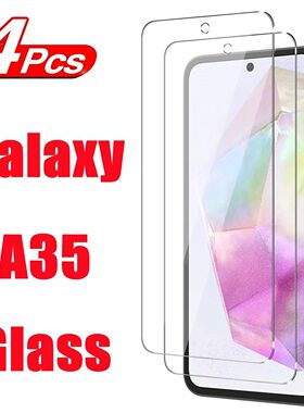 1/4Pcs Protective Tempered Glass For Samsung Galaxy A35 5G Screen Protector
