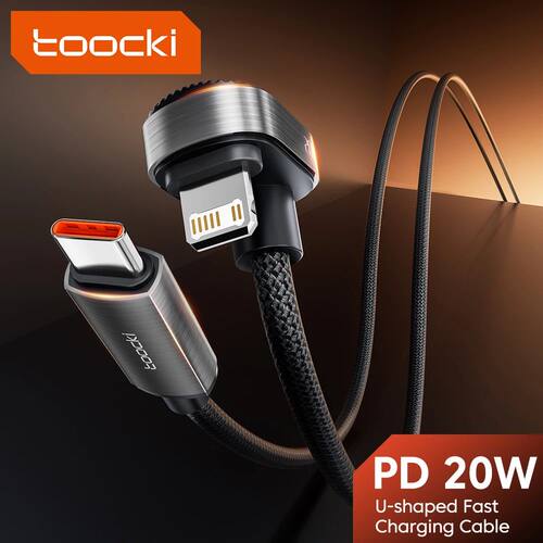 PD 20W U-shaped Elbow Cable for iPhone 14 13 12 11 Pro Max 8