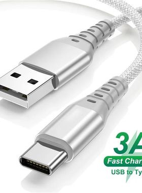 3A USB Type C Cable For Iphone 15 Realme Samsung Quick Charging Wire USB-C Charger Data Cord Cables