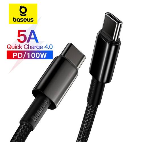 100W Type C Cable For iPhone 15 USB C PD Quick Charging Char