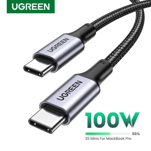 100W USB Type C To USB C Cable For Macbook iPad Samsung PD Quick Charging Charger Cord 5A E-Marker C