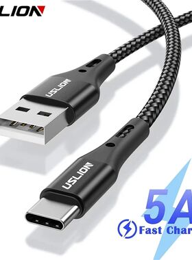 5A USB Type C Data Cable For Samsung S10 S20 Mi 11 Type C Cable USB C Charger Quick Charging Mobile