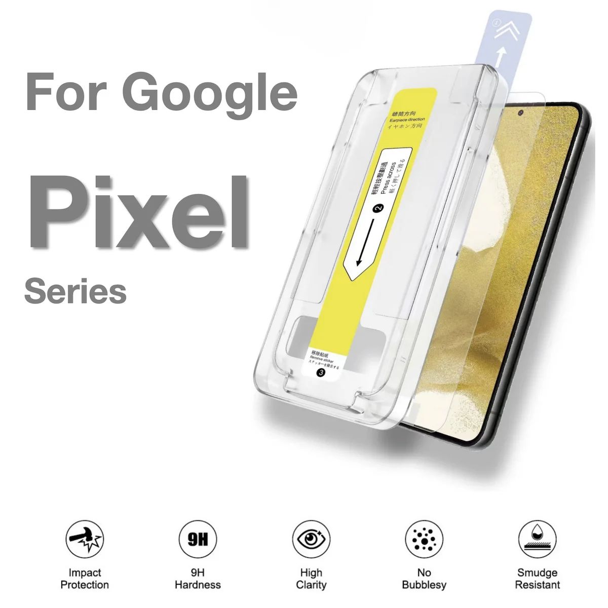 For Google Pixel 6a 7 7a 8 8Pro 8a 9 Pro XL Screen Protector Tempered Glass Dust Free Phone With Ins