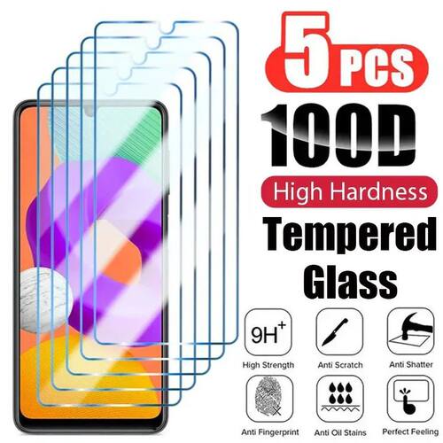 5PCS Tempered Glass For Redmi Note 10 11 12 9 8 7 Pro Plus 5G 11S 10S 9S Screen Protector for Redmi
