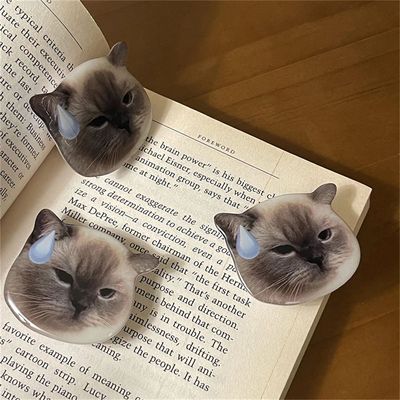 INS Korea Cute 3D Funny Cat Phone Stand Griptok Support For