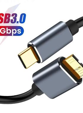 Micro B USB C 3.0 Cable TypeC to USB 3.0 Micro B Cable Connector 5Gbps External Hard Drive Disk Cabl