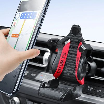 Racing Seat Design Car Phone Holder Mount Stand Suction Cup