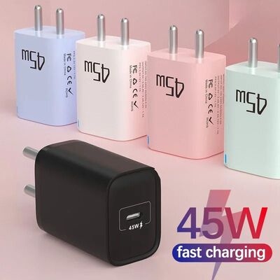 Quick Charging 45W USB Type C Charger PD 3.0 Quick Charge USB C Wall Charger Adapter For iPhone 15 H