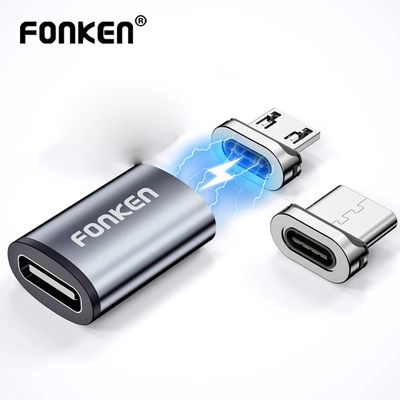 USB C Cable Magnetic Adapter Micro USB Type C Magnetic Charger Connector For Huawei Samsung Usbc 3In