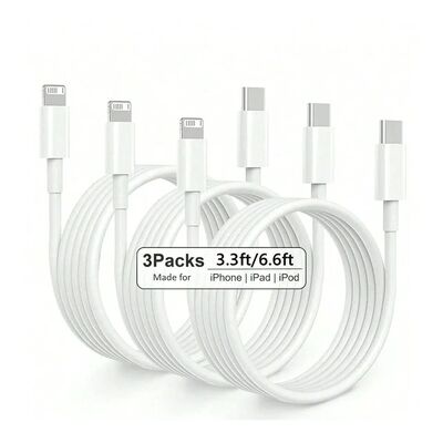 1-3Pack PD 20W USB C to Lightning Cable Quick Charging Cord Type C Charger for iPhone 14 13 12 11 Pr