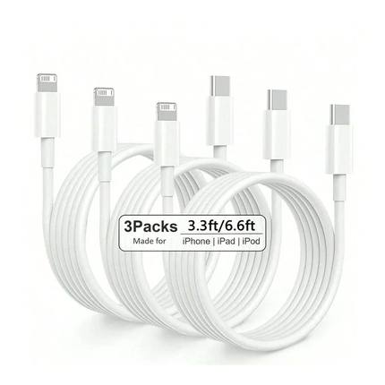 1-3Pack PD 20W USB C to Lightning Cable Quick Charging Cord Type C Charger for iPhone 14 13 12 11 Pr