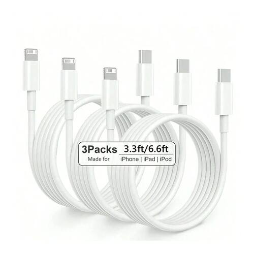 1-3Pack PD 20W USB C to Lightning Cable Quick Charging Cord Type C Charger for iPhone 14 13 12 11 Pr
