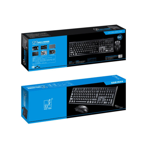 Q9 Wired Usb Keyboard And Mouse Combo For Laptops Desktops B