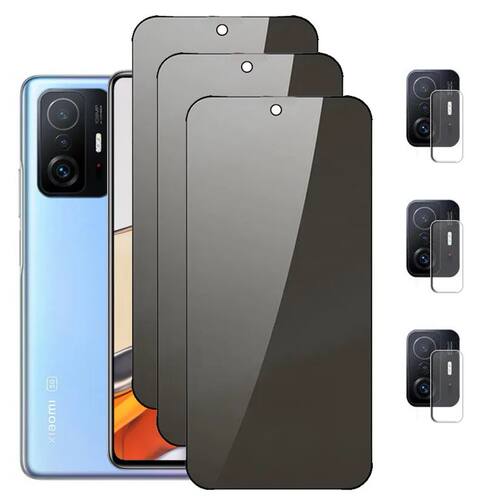 Privacy Glass For 14T 13T 11T 12T Pro Anti-Spy Tempered Glass Mi 11 Lite 5g NE Screen Protector 11 T