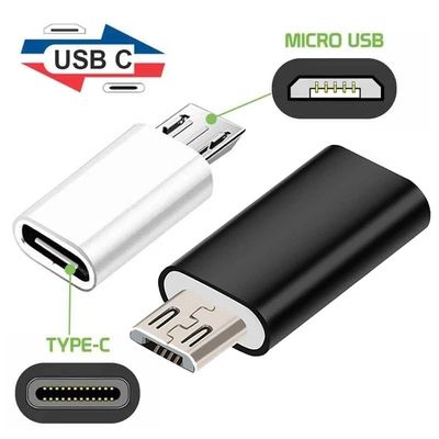 Type C Female To Micro USB Male Adapter Connector Type-C Mic