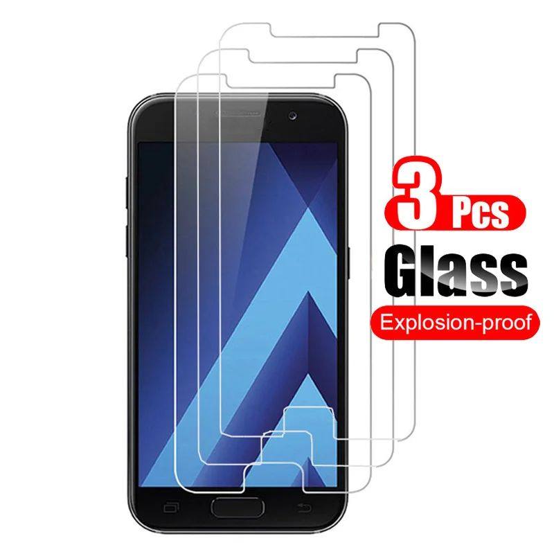 3Pcs Tempered Glass For Samsung Galaxy A5 A500F A510F A520F Screen Protector Shield Protective Glass