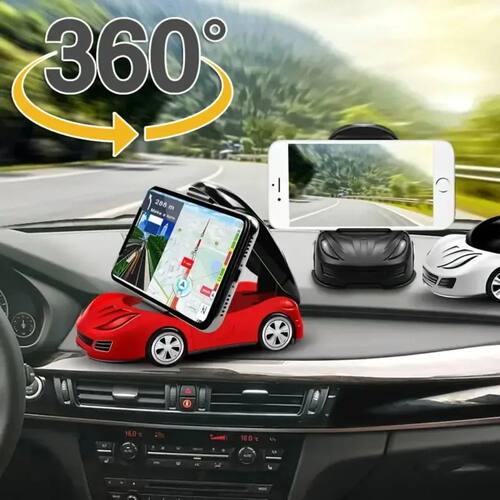 360° Rotating Car Model Navigation Bracket Strong Self-adhe