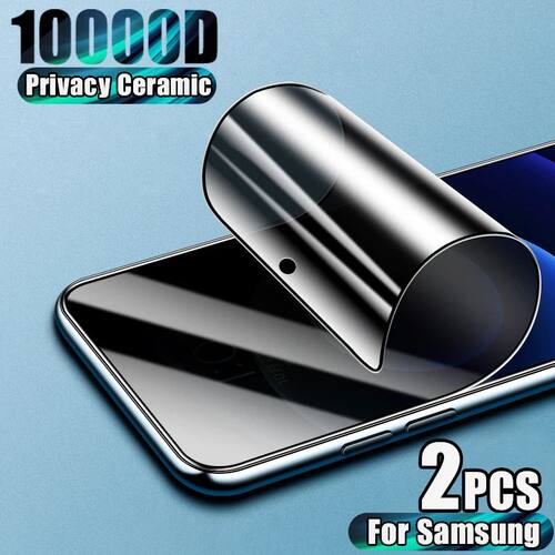 Anti Spy Ceramic Glass Screen Protector For Samsung Galaxy S23 Ultra Plus A54 A53 A13 A52 A12 A73 A3
