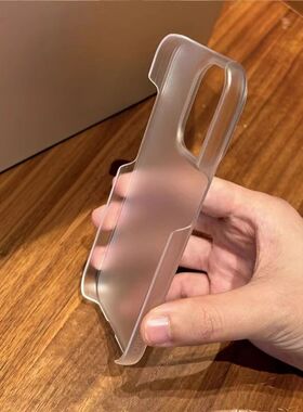 Matte Transparent Frameless Case for iPhone 13 14 15 16 Pro