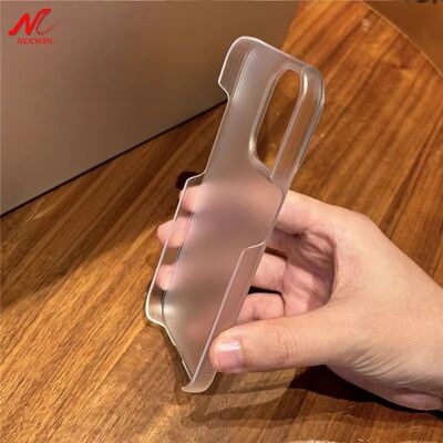 Matte Transparent Frameless Case for iPhone 13 14 15 16 Pro
