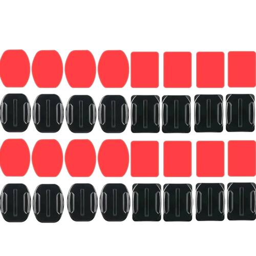 Helmet Adhesive Sticky Mounts Flat Curved 3M Mount Compatibl