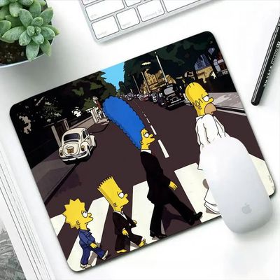 The Simpsons Small Gamer Desk Pad Gaming Mouse PadsPc Gamer
