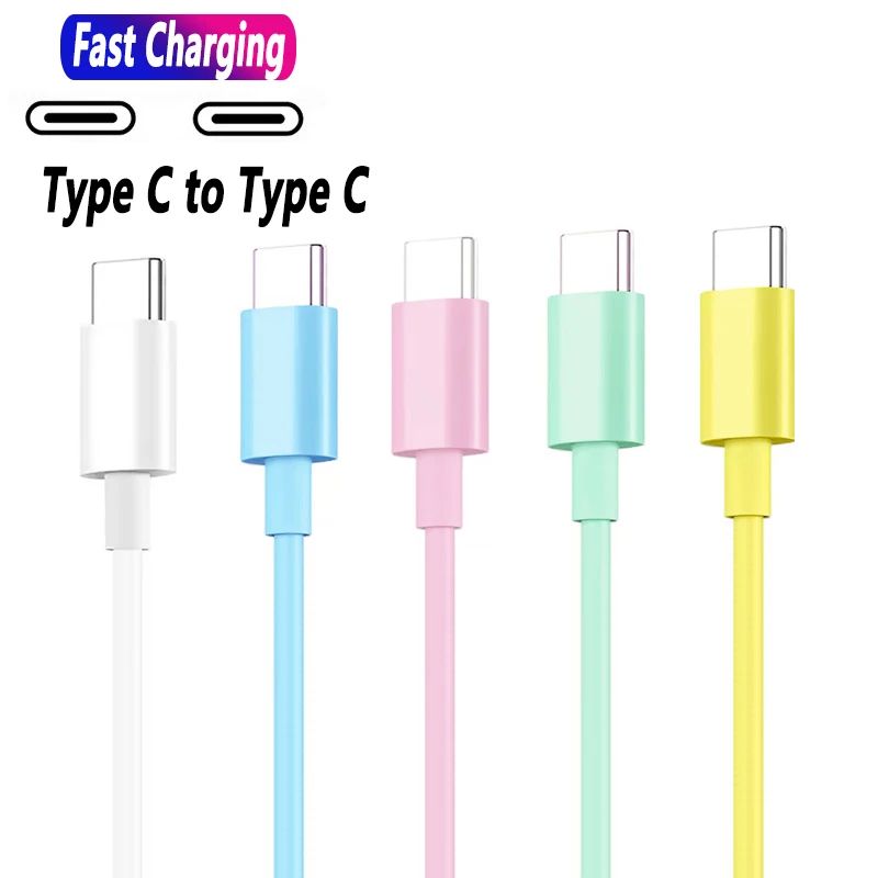 PD 60W Type C to Type C Cable For IPhone 15 16 Quick Charging For Samsung Huawei Type C Data phone A