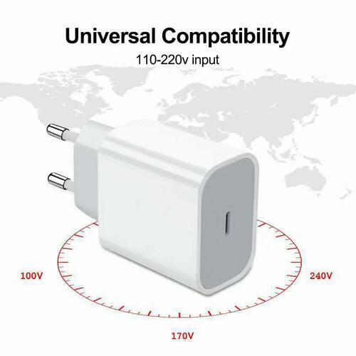 For iphonePD 20W USB Phone Charger Quick Charger for iPhone iPad Samsung OnePlus Wall Quick Charge A