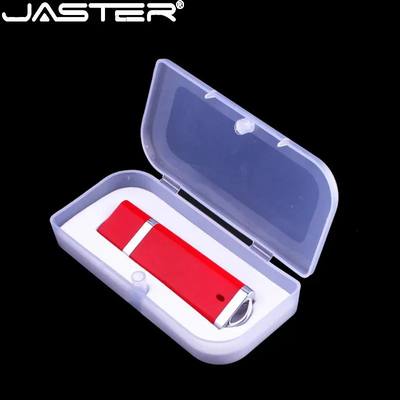 Plastic Box USB Flash Drive 128GB Black Memory Stick 64GB Cr