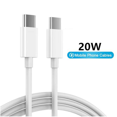 PD 20W USB C to Type C Cable For iPhone 15 Pro Max iPad Quick Charging Data Cord for 14 Redmi 13 One