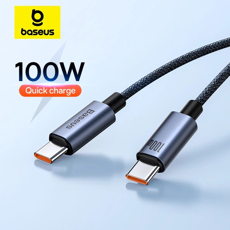 100W USB C To Type C Cable For iPhone 15 Plus Pro Max PD Qui
