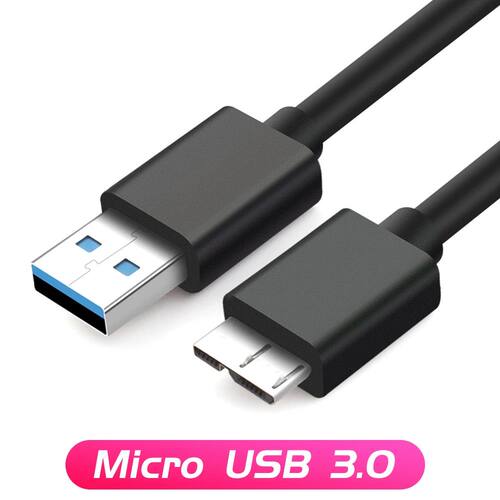 USB 3.0 Micro B USB Cable USB A To Micro B Data Cable 1M For Samsung NOTE3 S5 Charging HDD Hard Driv