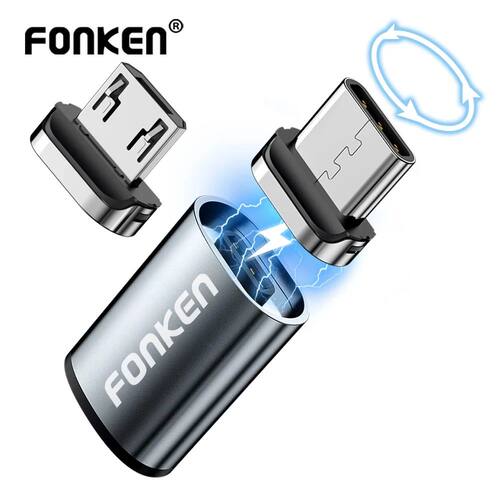 Magnetic Cable Connector Mobile Phone Cable Adapter Micro USB Magnetic Tip Magnet Charger Plug Type