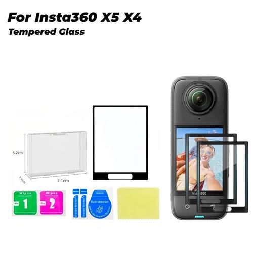Screen Glass Protective Film For Insta360 X5 X4 Screen Prote