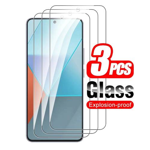 3pcs Full Cover HD Tempered Glass For Redmi Note 13 12 11 10 9 Pro Max 13C 12C 10C 9C 9A 9T 11S 10S