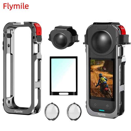 X5 Cage Metal Protective Case for Insta360 X5 Accessories Ca