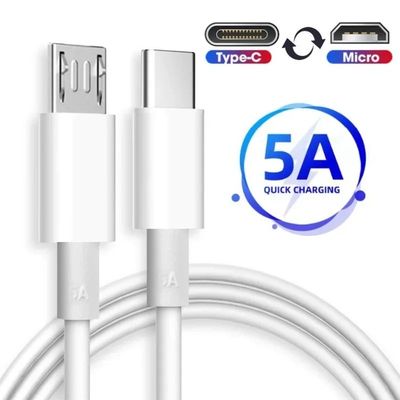 USB Type C to Micro USB Cable Quick Charging USB C Adapter Cord for Samsung Huawei MacBook Pro OTG M