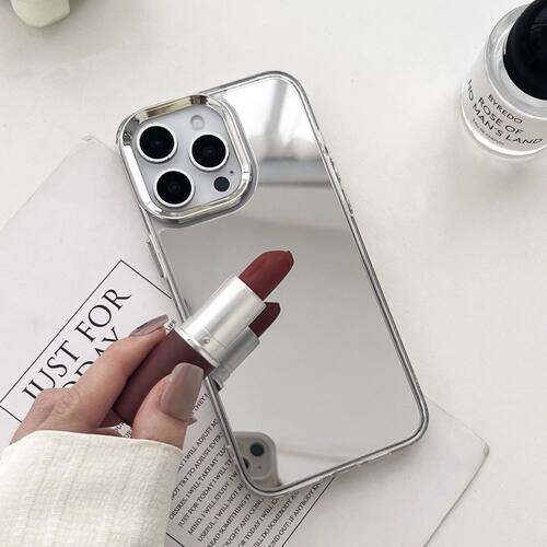 Luxury Plating Make Up Mirror Phone Case For iPhone 16 15 14