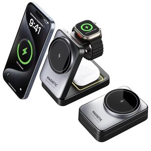 3In1 Magnetic Wireless Charger Stand For Magsafe iPhone 13 1