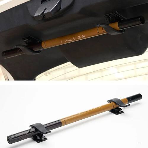 2pcs Multi-purpose Car Trunk Umbrella Fixing Bracket Plastic