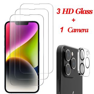 HD Tempered Glass For iPhone 16 15 14 13 Pro Max Screen Protector For iPhone 11 12 Pro Camera Film i